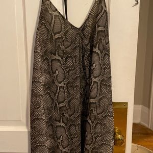 Snake skin dress